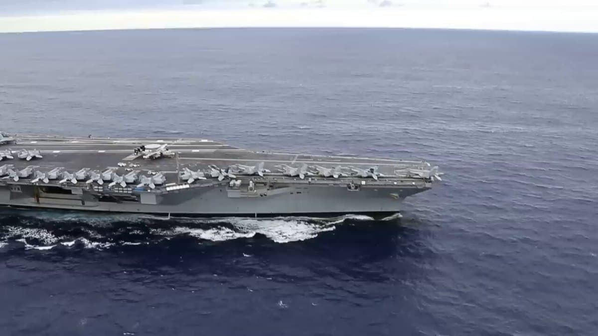 US Carrier Arrives in Striking Range of Iran as IRGC Releases Threat Footage